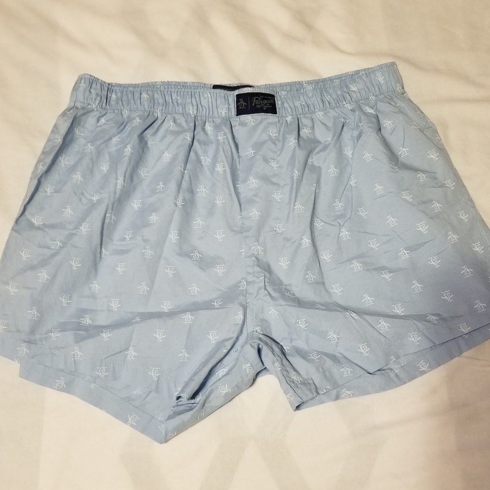 Penguin Men's Boxer Size XL Size Baby Blue